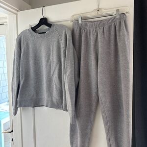 Jenni Kayne Saturday sweatpant/sweatshirt grey size S